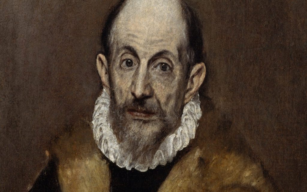 Portret hiszpańskiego malarza El Greco