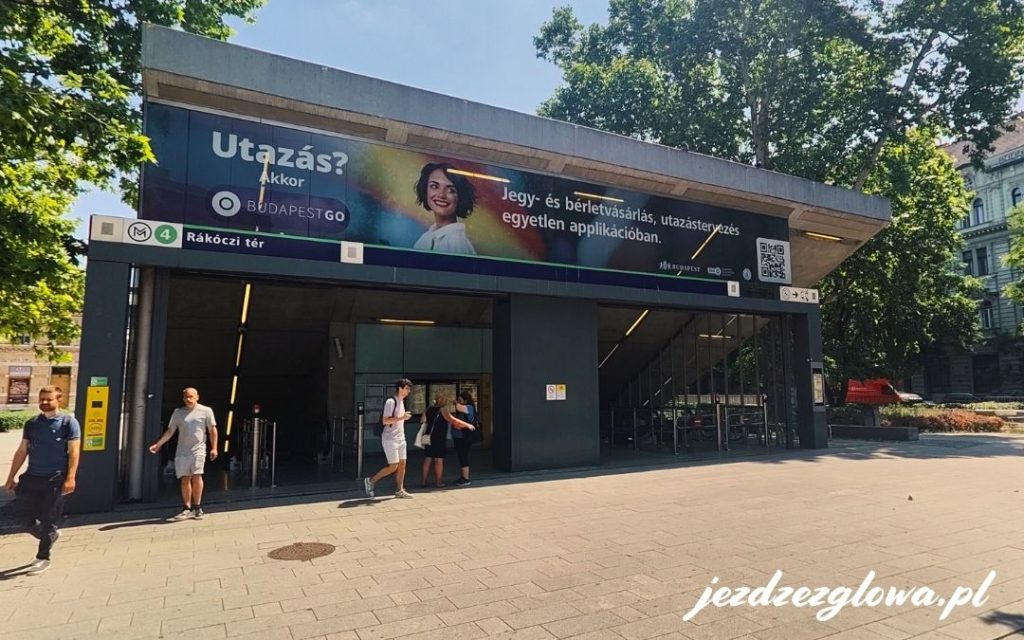 Wejście do metra w Budapeszcie