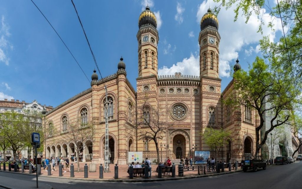 Wielka Synagoga w dzielnicy żydowskiej w Budapeszcie