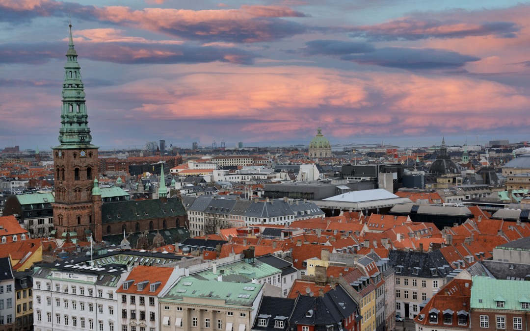 Miasto Kopenhaga w Danii