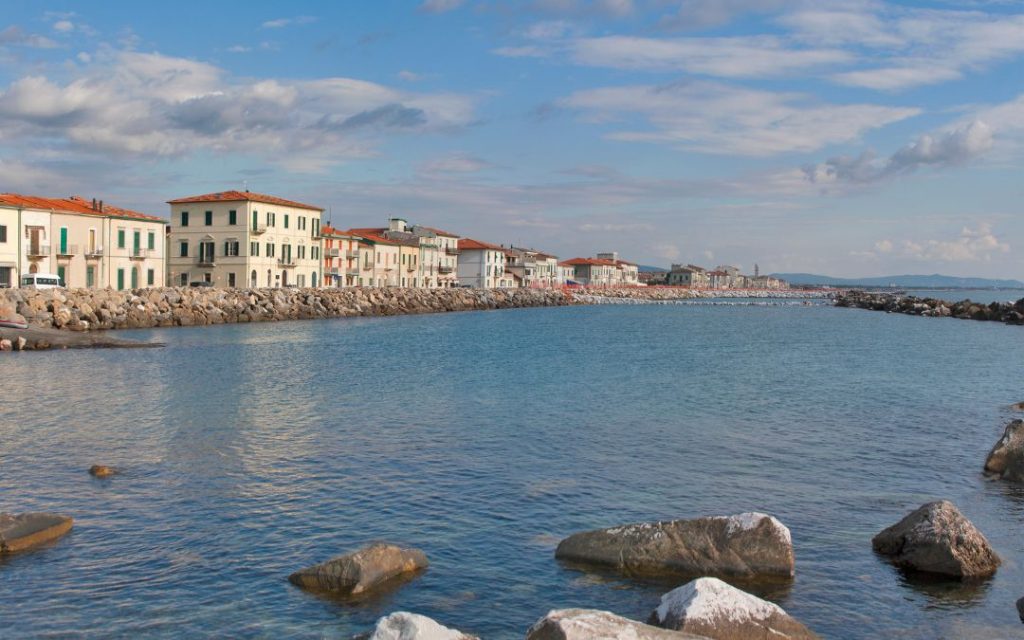 Nadmorski kurort Marina di Pisa we Włoszech