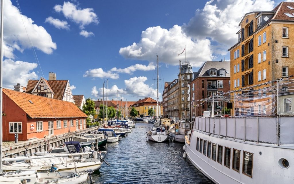 Okolica Christianshavn w Kopenhadze