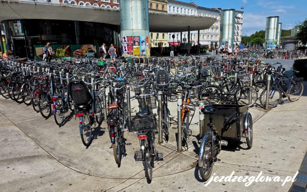 Parking rowerowy w centrum Kopenhagi