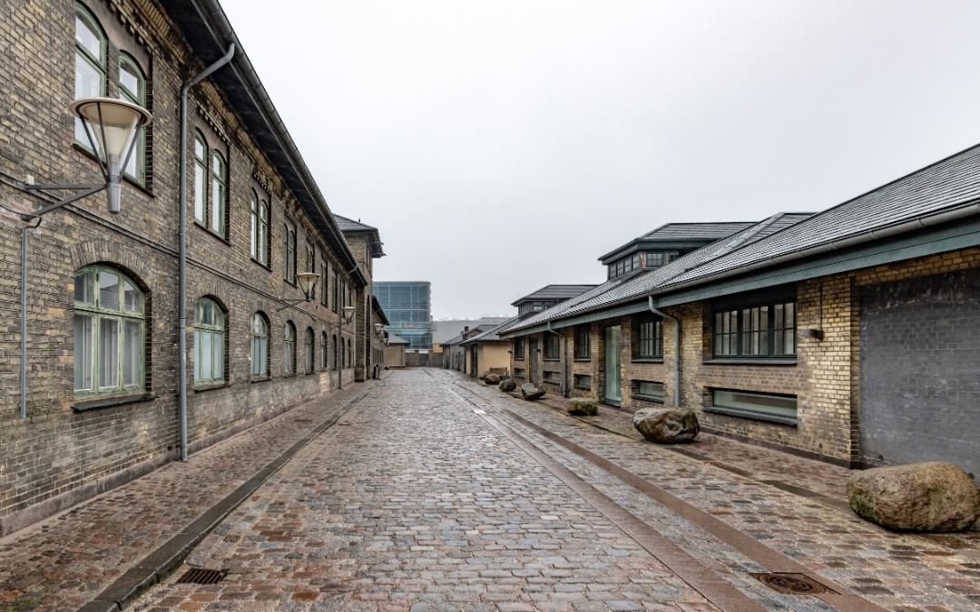 Ulica w Kodbyen - dzielnicy Vesterbro w Kopenhadze