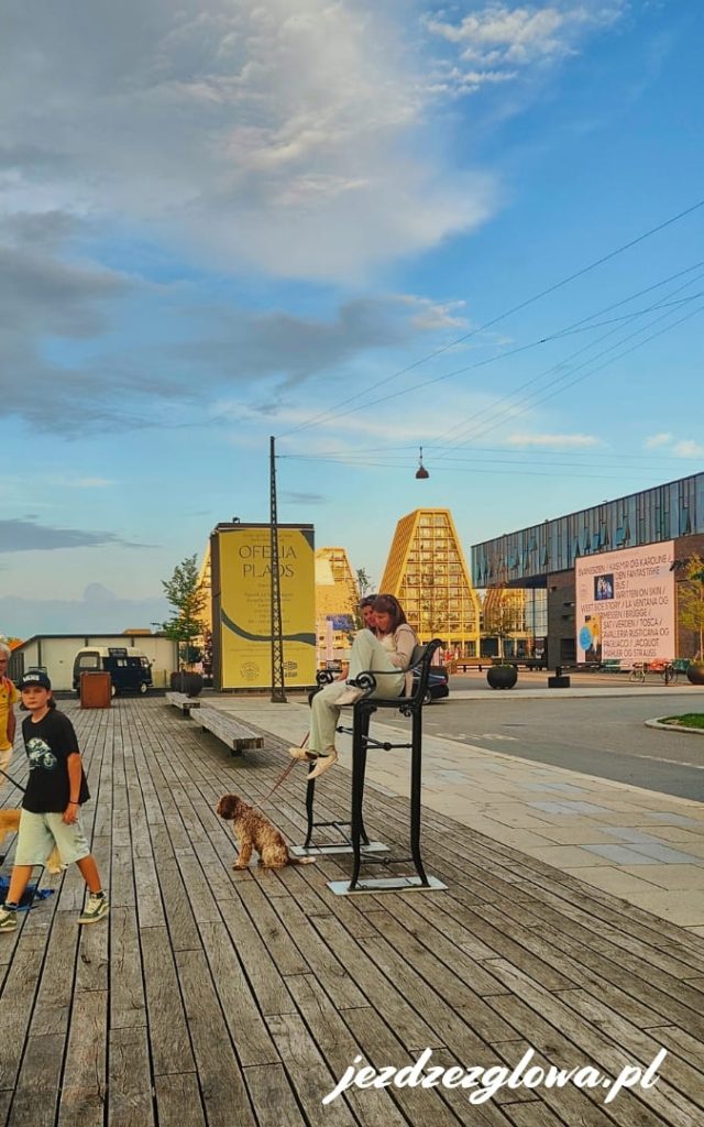 Widok na Ofelia Plads w Kopenhadze