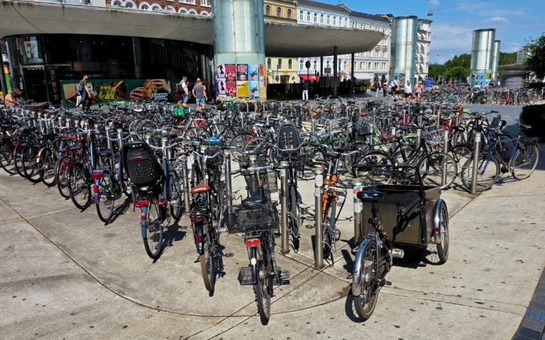 Parking rowerowy w centrum Kopenhagi