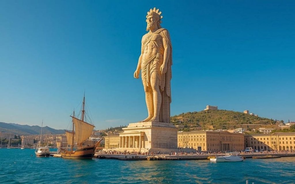 Kolos z Rodos - gigantyczny pomnik herosa nad portem