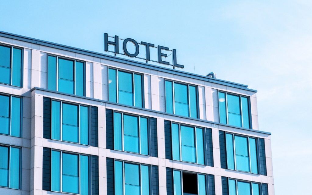 Nowoczesna fasada hotelu