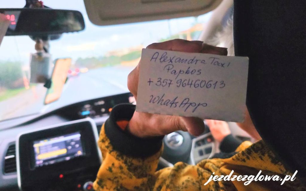 Numer na taksówkę na Cyprze