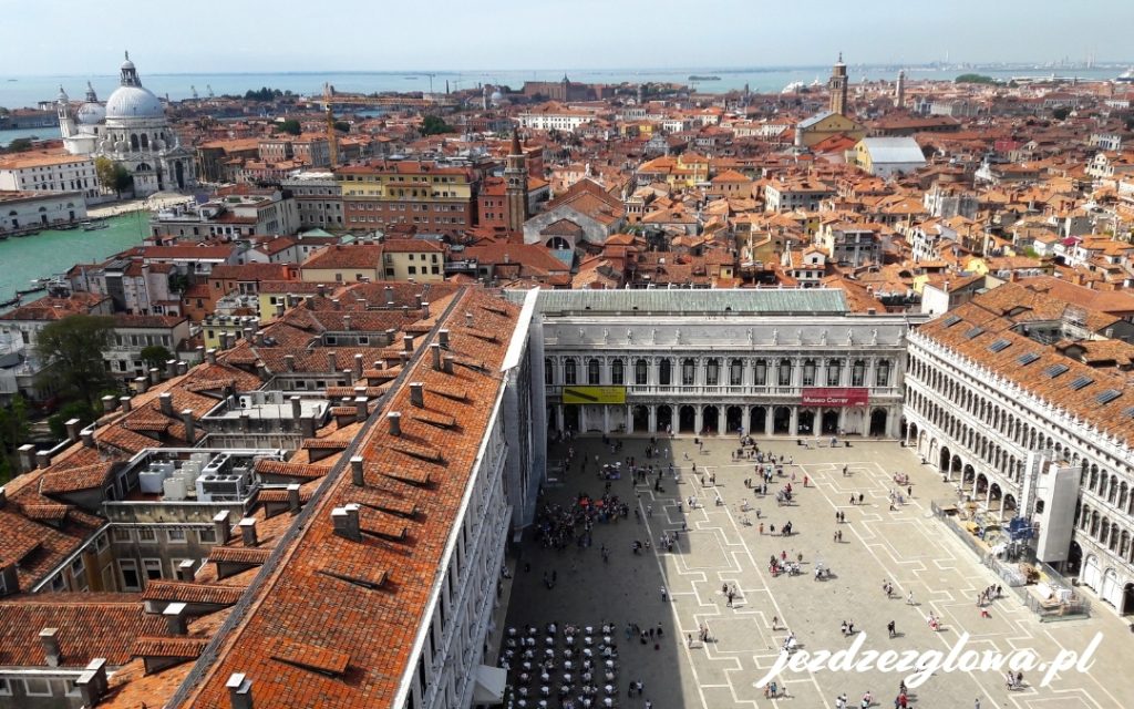 Panorama z widokiem na Plac św. Marka w Wenecji