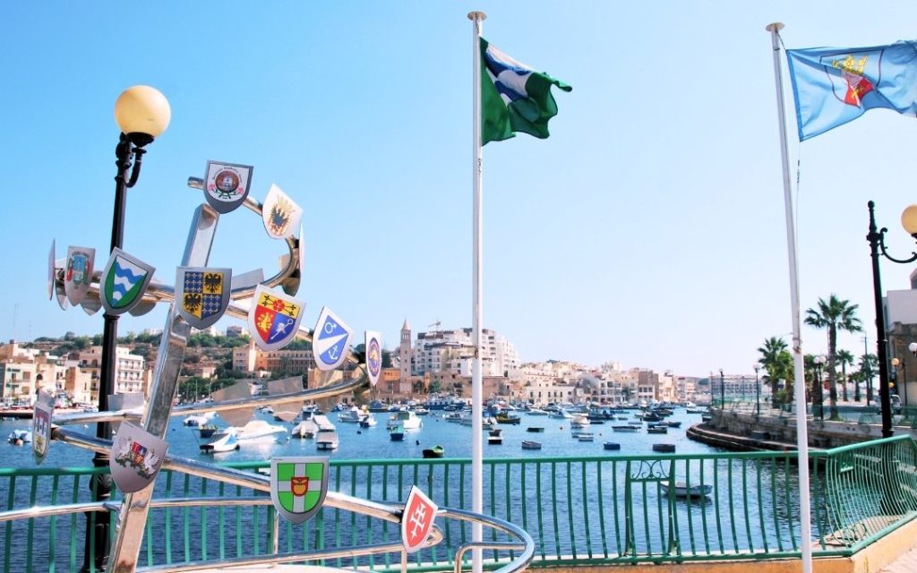 Widok na port Marsaskala na Malcie
