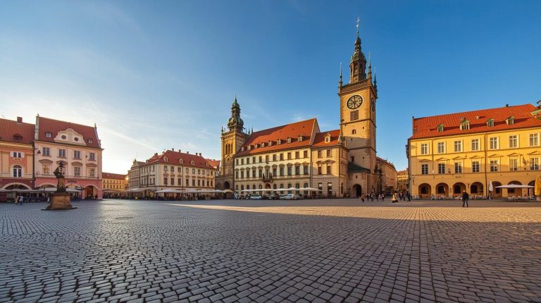 Malowniczy widok na Rynek Staromiejski w Pradze