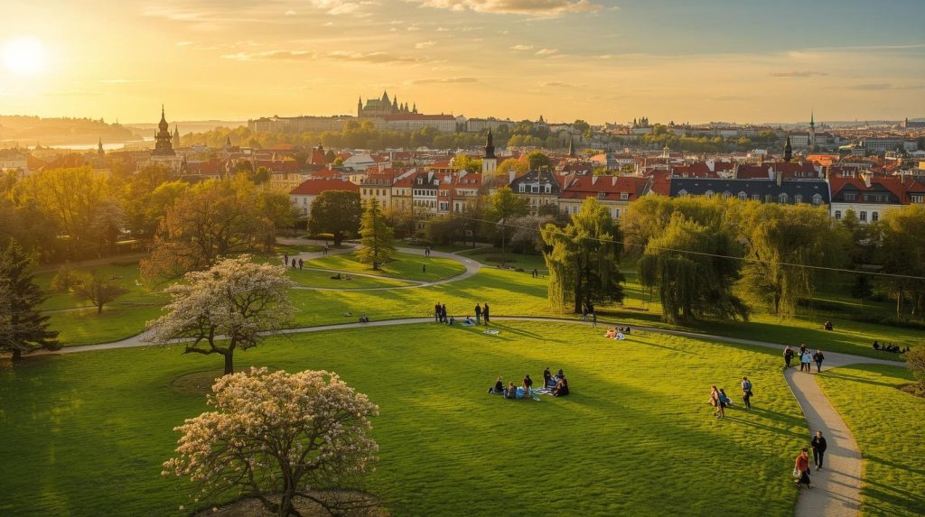 Park Riegrovy Sady w Pradze