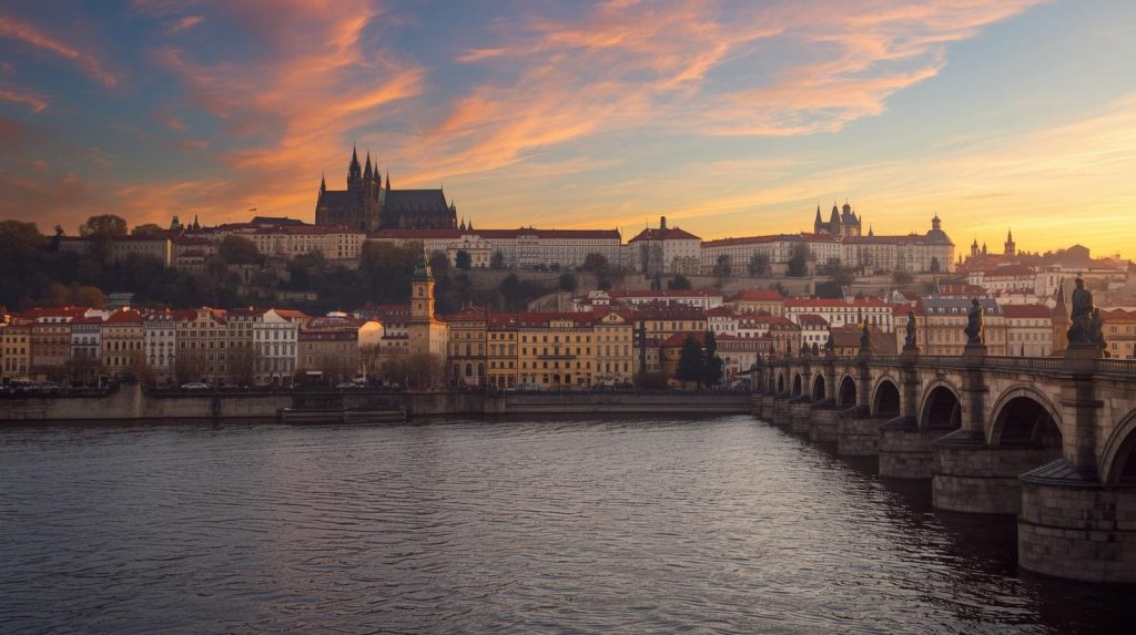 Praga widok na miasto