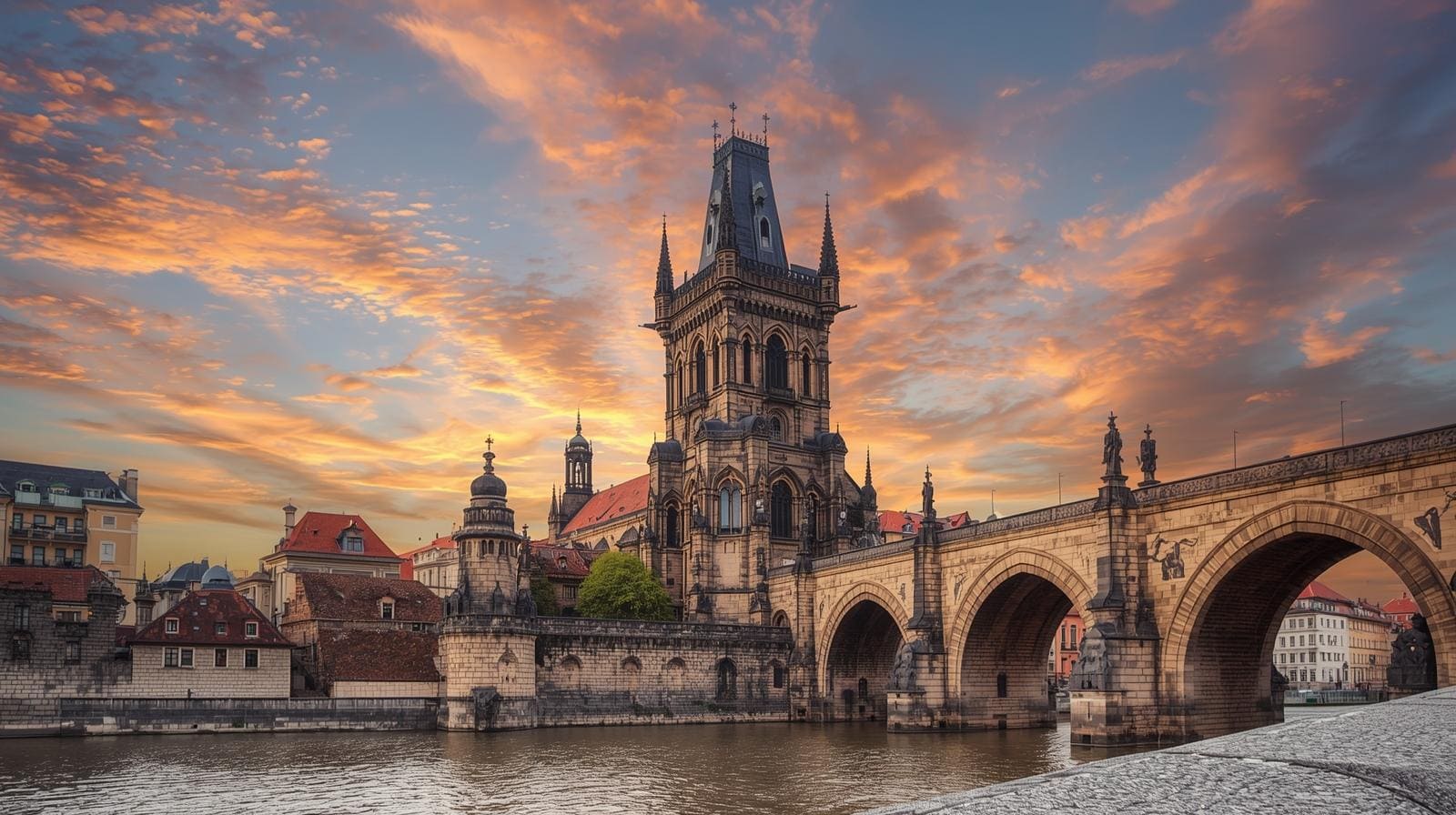 Staromiejska Wieża Mostowa w Pradze