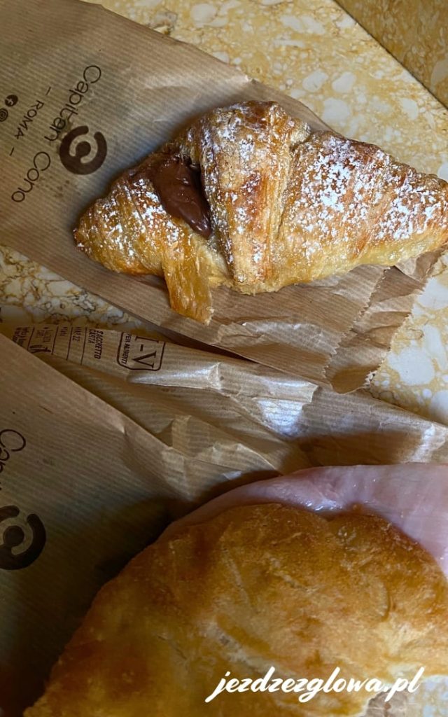 Croissant z Capitan Cono w Rzymie