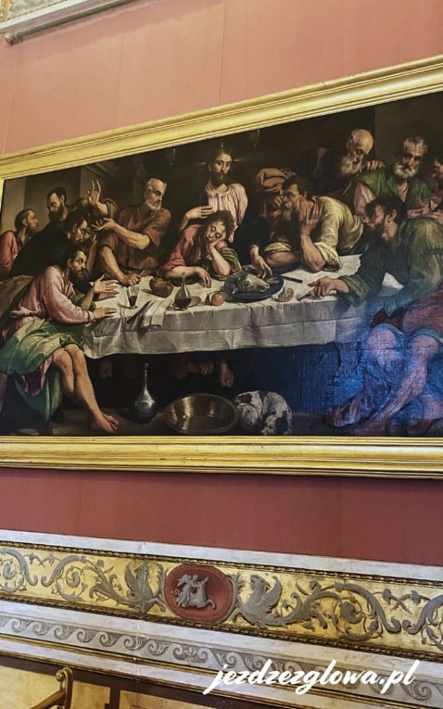 Obraz "Ostatnia Wieczerza"w Galerii Borghese