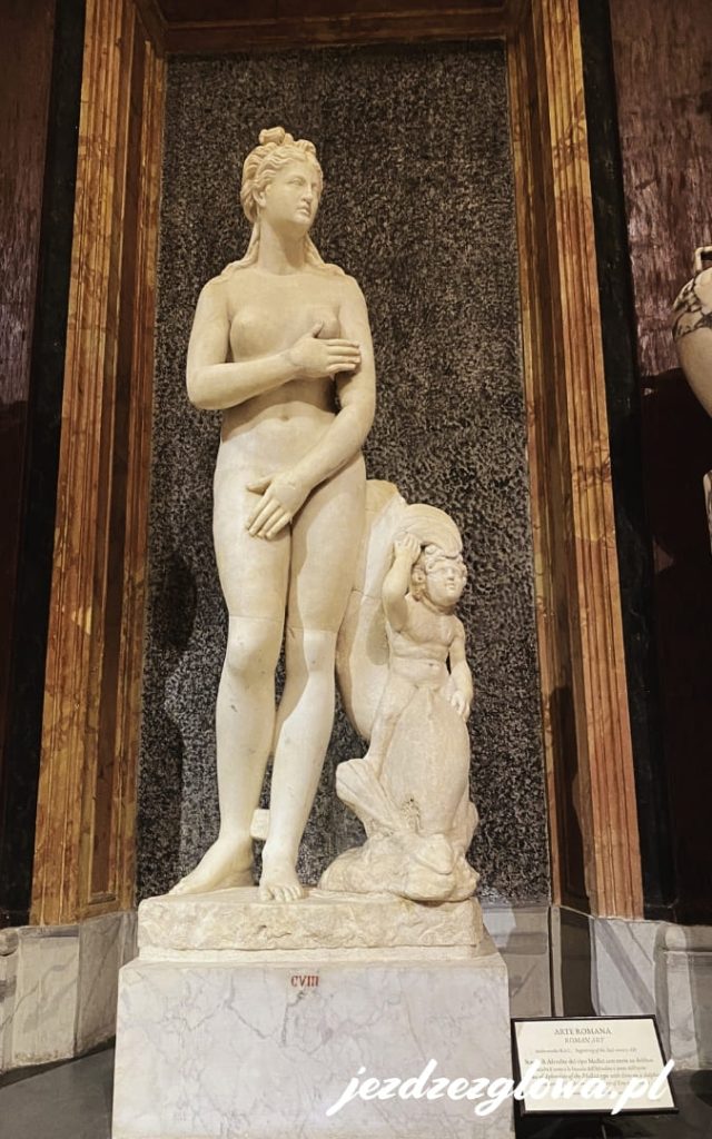 Posąg Afrodyty i Erosa w Galerii Borghese w Rzymie