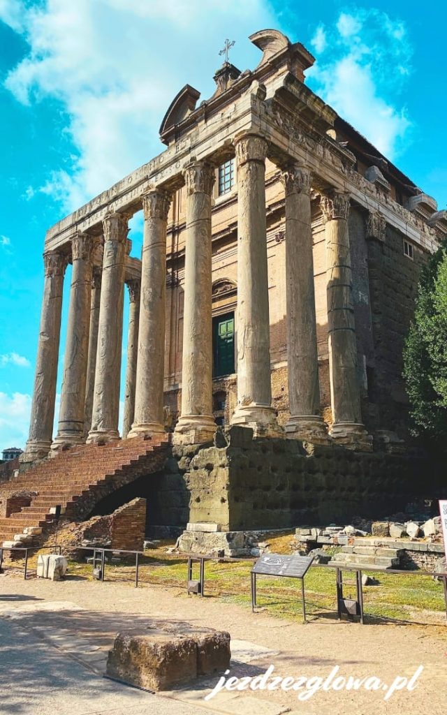 Świątynia Antonina i Faustyny na Forum Romanum w Rzymie