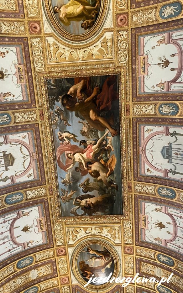"Triumf Galatei" na suficie w centralnej sali Villi Borghese w Rzymie