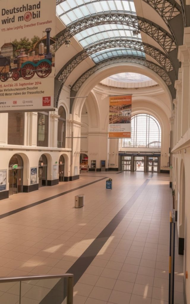 Poczekalnia Dworca Głównego w Dreźnie