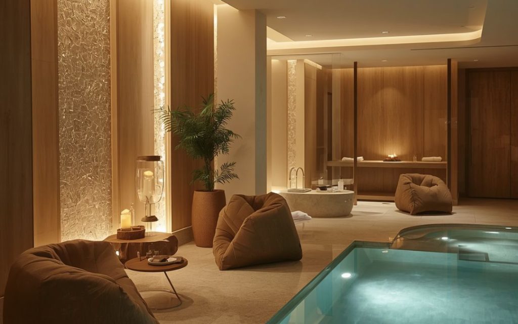 Strefa wellnes and spa w hotelu