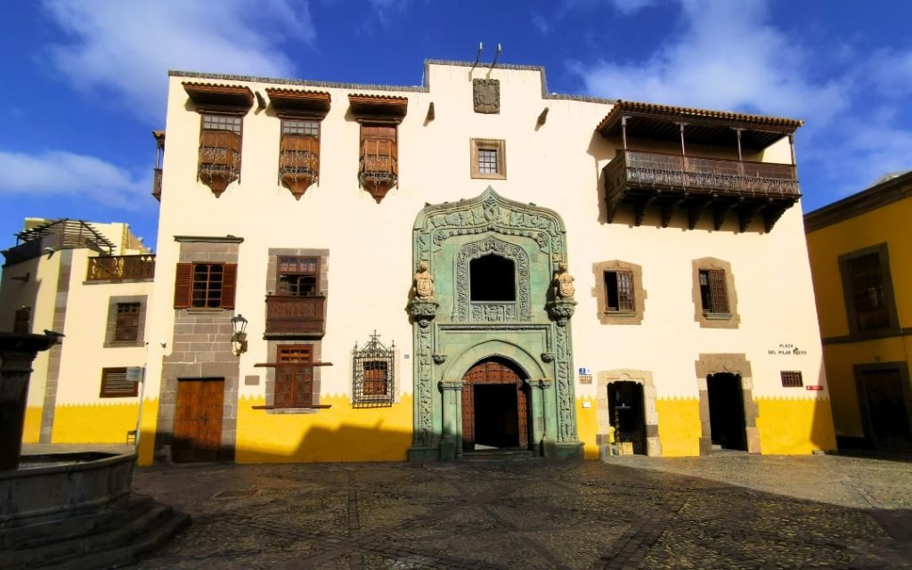 Casa de Colón (Dom Kolumba) w dzielnicy Vegueta w Las Palmas de Gran Canaria
