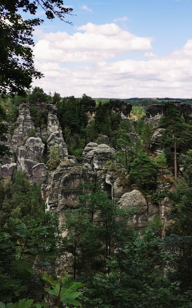 Panorama skał Szwajcarii Saksońskiej