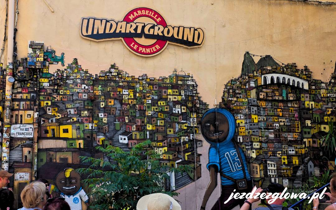 Mural Undartground w Le Panier w Marsylii